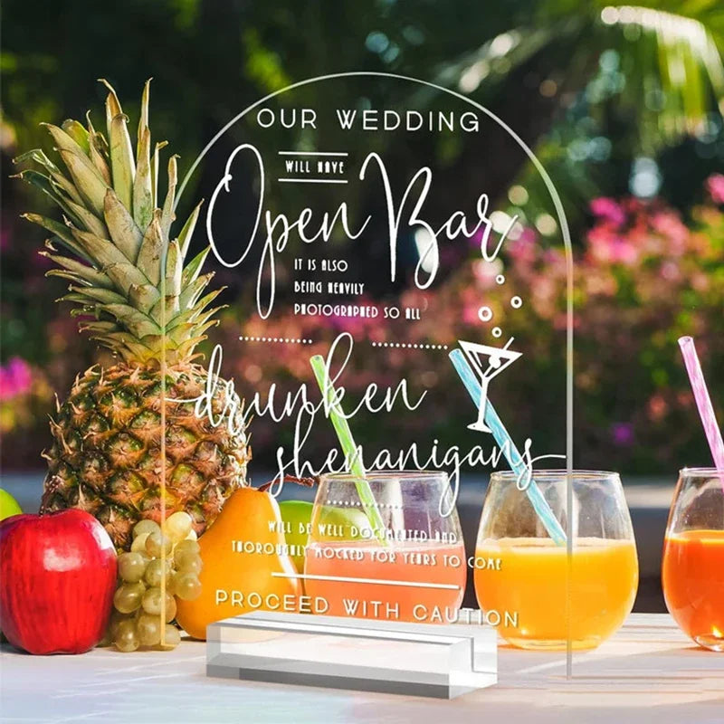 イベント・結婚式装飾|アクリルサインアーチセット(2枚組)