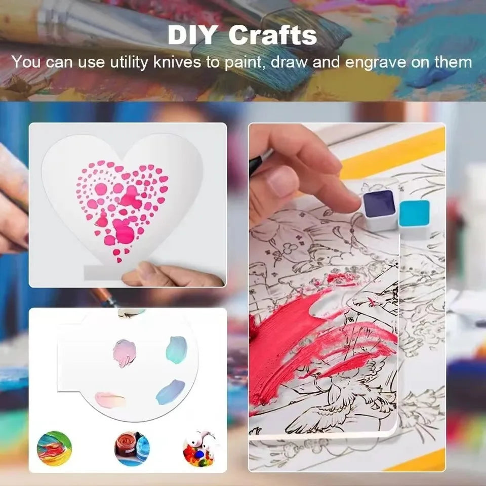 LEDライトプレート用透明アクリルシート