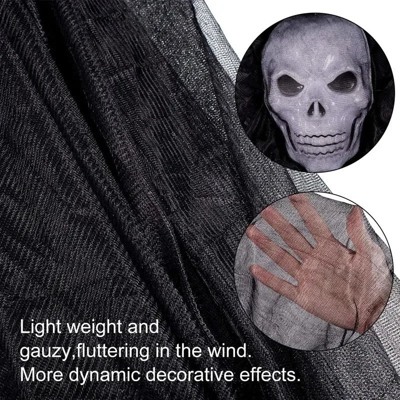 イベント・ハロウィングッズ|LED付きスカルゴーストデコレーション