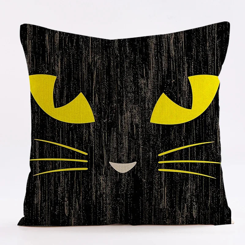 イベント・ハロウィングッズ|ハロウィン柄クッションカバー 45×45cm