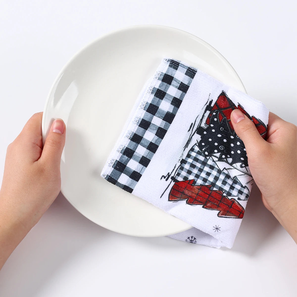 クリスマスグッズ・ ノベルティ用品 | クリスマス柄キッチンタオルセット