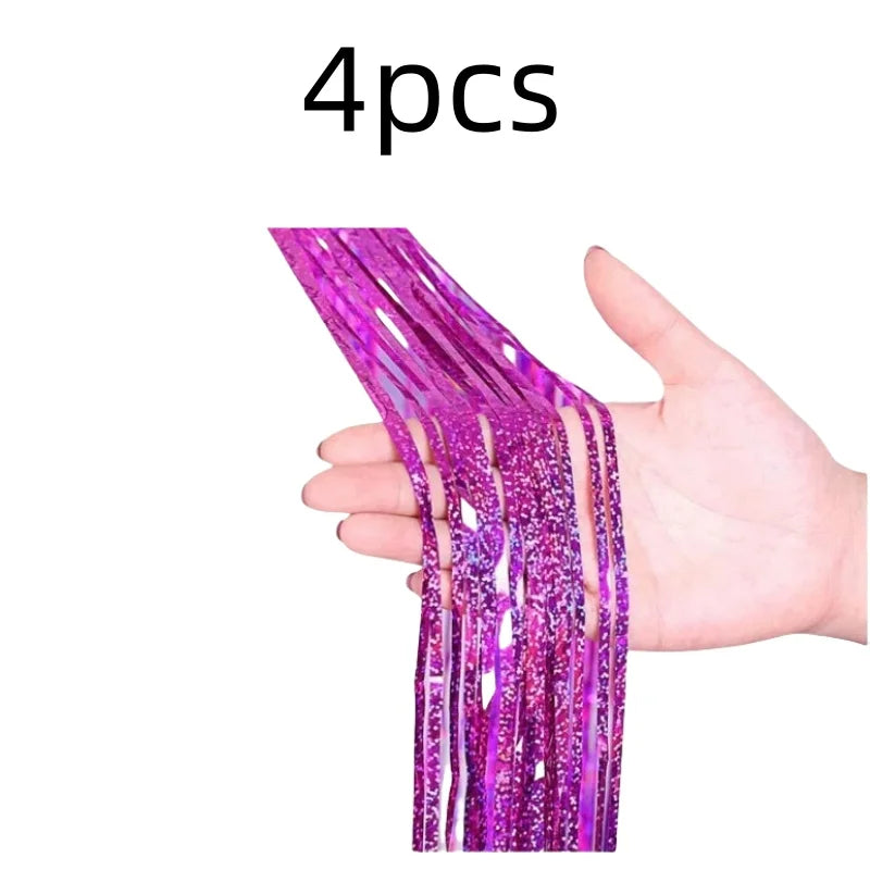 パーティー・インテリア用装飾 キラキラ!ホイル素材カーテン 誕生日用