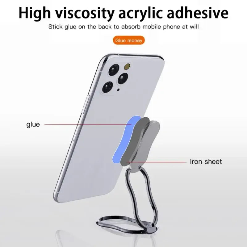 |イベント・ノベルティ用品 | 超薄型 折りたたみ式ダブルリング携帯ホルダー