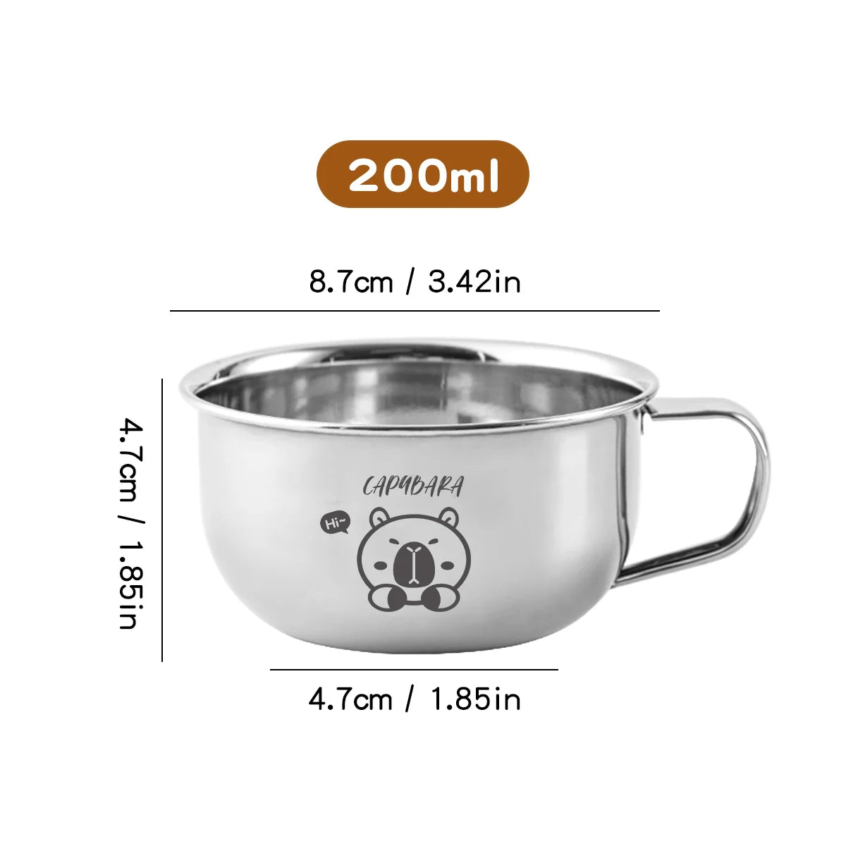 |イベント・ノベルティ用品 |ステンレス製 アニマル柄ミニカップ | 70ml