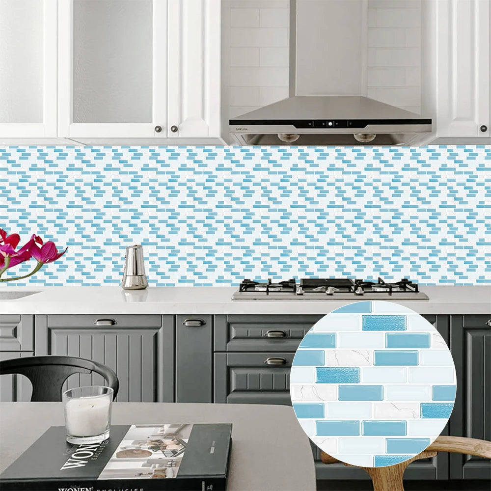 DIY用 大理石モザイクタイル風ステッカー カラフルモザイクデザイン