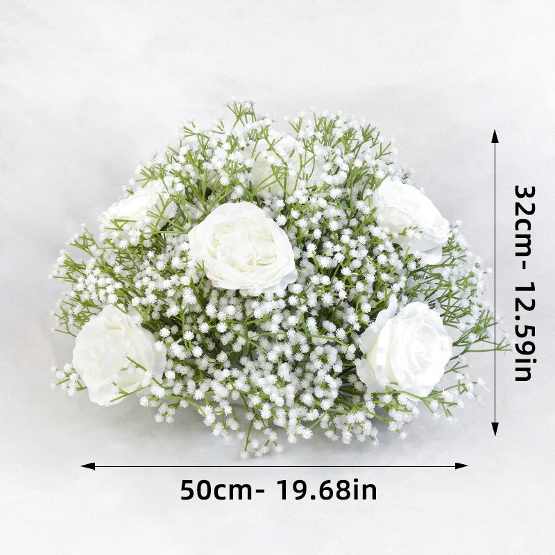 パーティー・ガーデン装飾|屋外用シルクフラワーボールアレンジメント