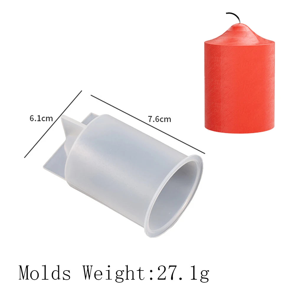 クラフト・DIY用|ハンドメイドキャンドル用 円筒型 シリコン