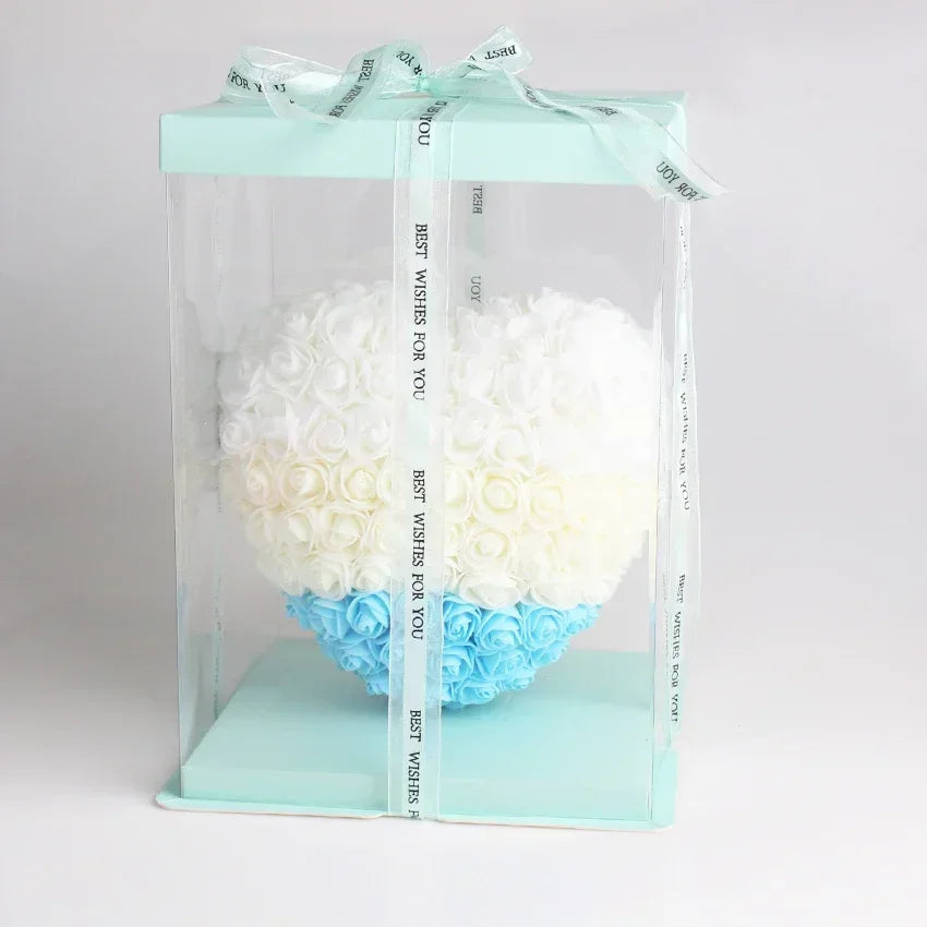 パーティー・インテリア装飾|造花ハート型ローズデコレーション(25c)