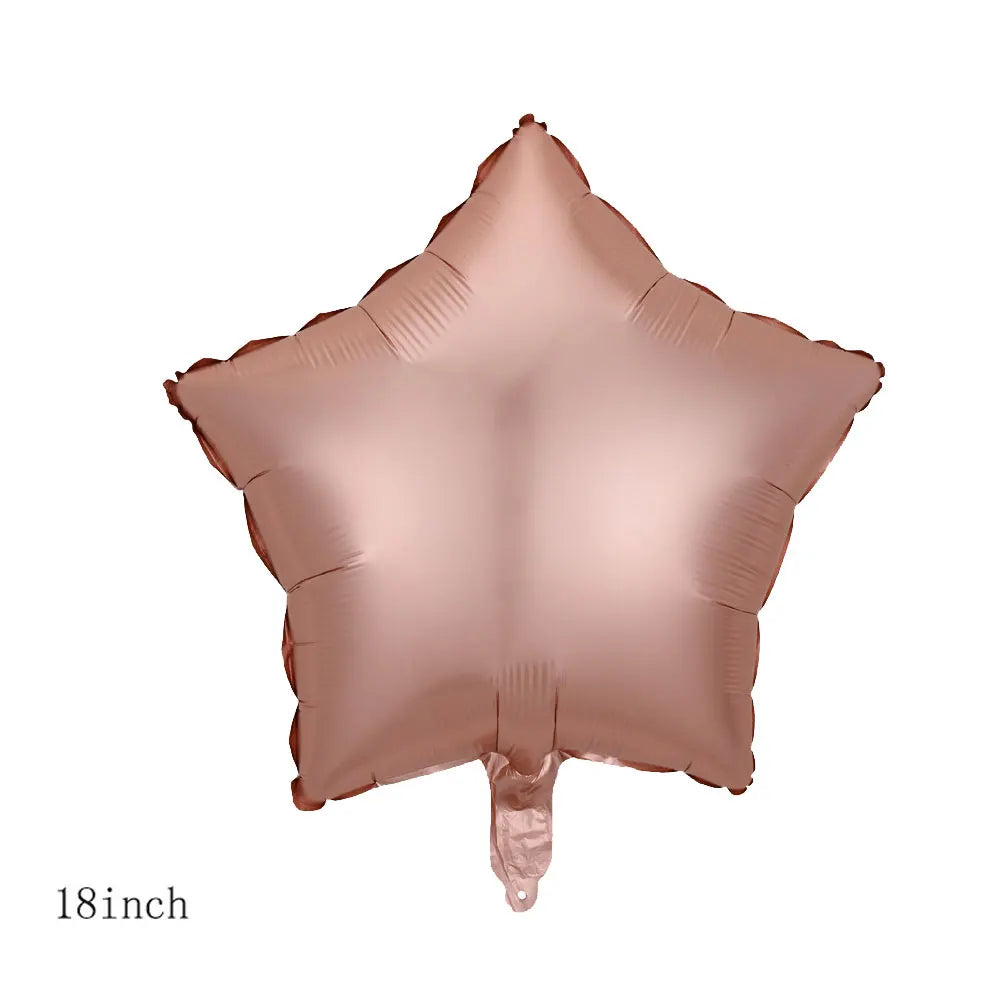 ゴールドスターホイルバルーン 18インチ