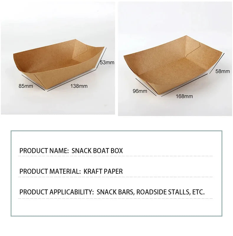 |イベント・ノベルティ用品 | 電子レンジ可 クラフト紙トレイセット |S/M/Lサイズ