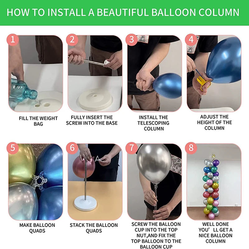 調節可能メタルバルーンスタンドキット