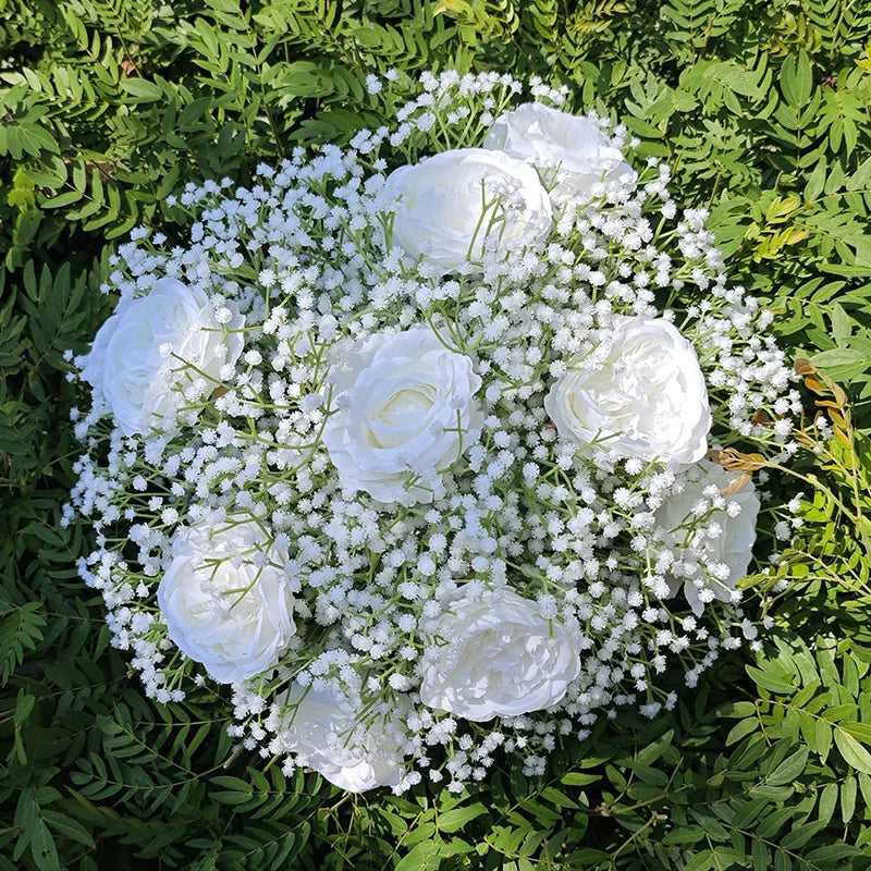 パーティー・ガーデン装飾|屋外用シルクフラワーボールアレンジメント