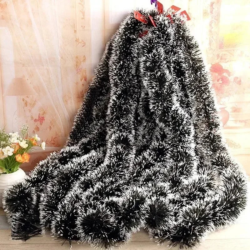 イベント・クリスマス装飾|ティンセルリボンガーランド