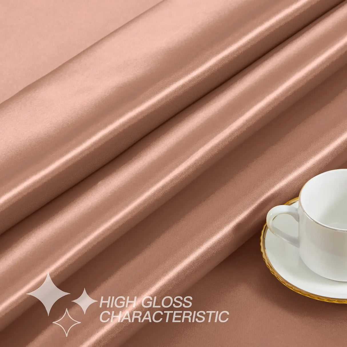 インテリア・パーティ装飾 | サテンカット生地 | 全長 2.75m