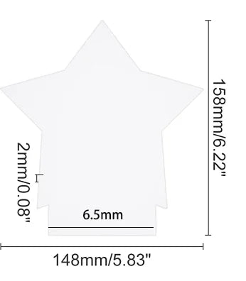 LEDライトプレート用透明アクリルシート