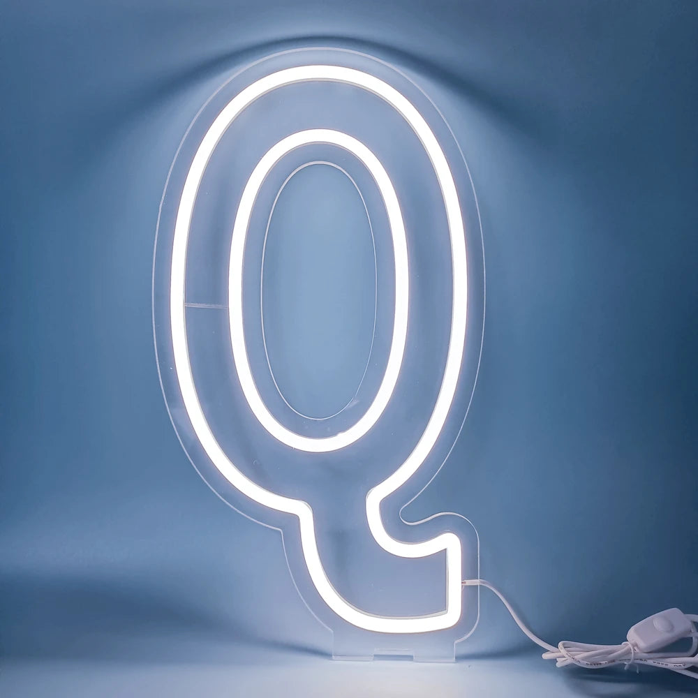 アルファベット型LEDライト USB電源タイプ