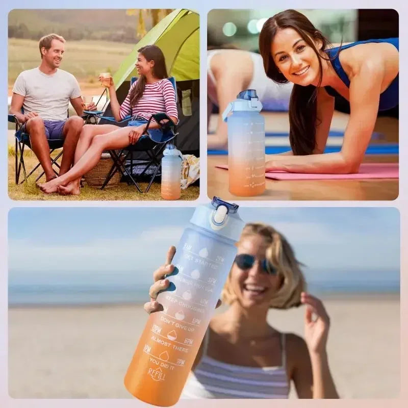 |イベント・ノベルティ用品 |  タイムマーカー付き スポーツウォーターボトセット | 280ml/900ml/2000ml