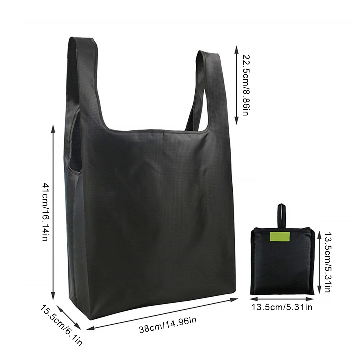 |ノベルティ用品 | コンパクト収納 防水エコバッグ| 38×41c