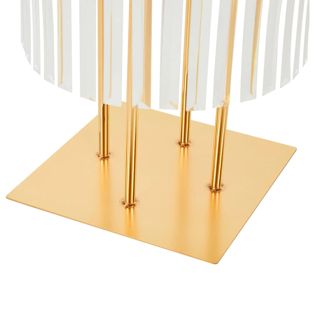 結婚式・インテリア装飾|ゴールドクリスタル花瓶 ウェディングセンターピース