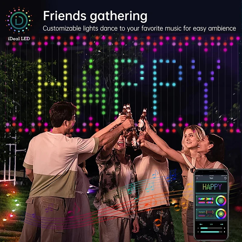 カーテンライト|イベント・クリスマス装飾| LEDカーテンライト クリスマスデコレーション(1M/2M/3M)