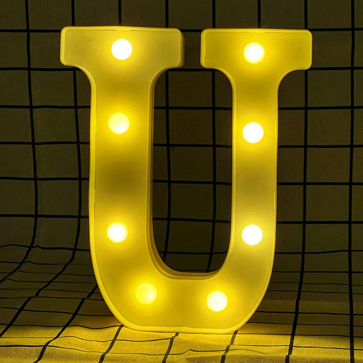 【LED装飾】LEDライト・デコレーションライト(ハート/数字/アルファベット)22cm ハート16cm