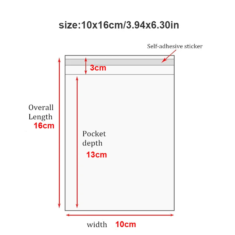|イベント・ノベルティ用品 | 透明無地OPP袋各種 100枚セット