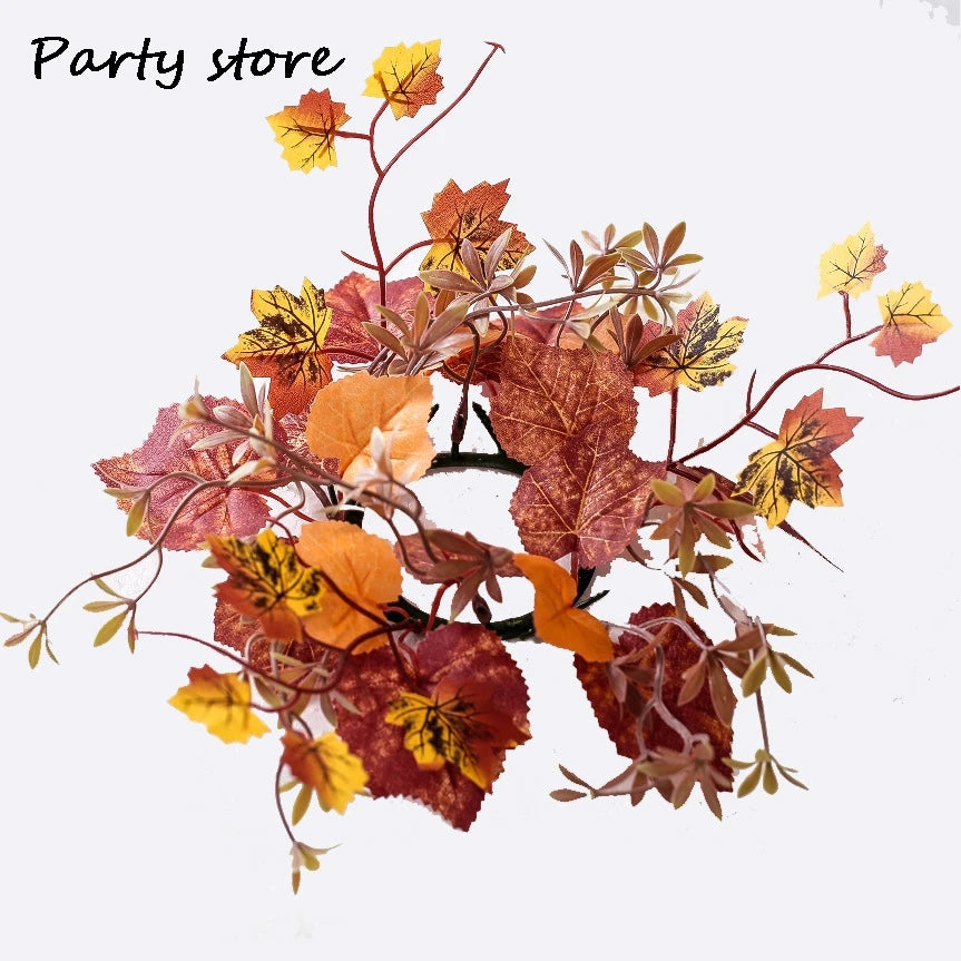 イベント・ハロウィングッズ|メープルリーフ キャンドルリース