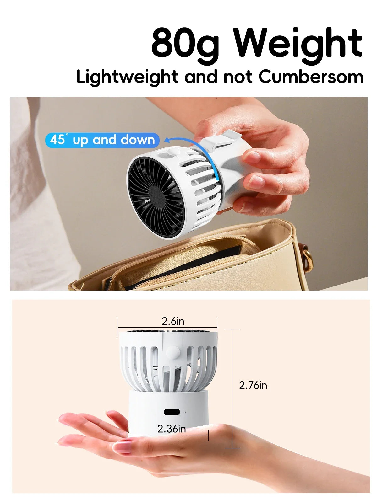 |イベント・ノベルティ用品 | 充電式ミニポータブルネックファン