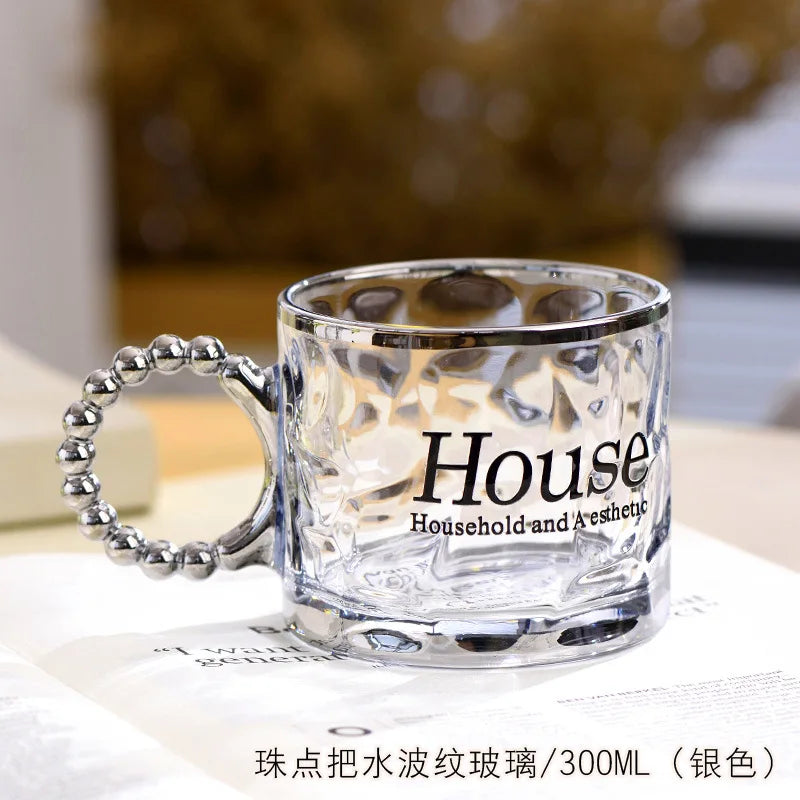 |イベント・ノベルティ用品 | 耐熱 氷カットガラス製マグカップ | 300ml