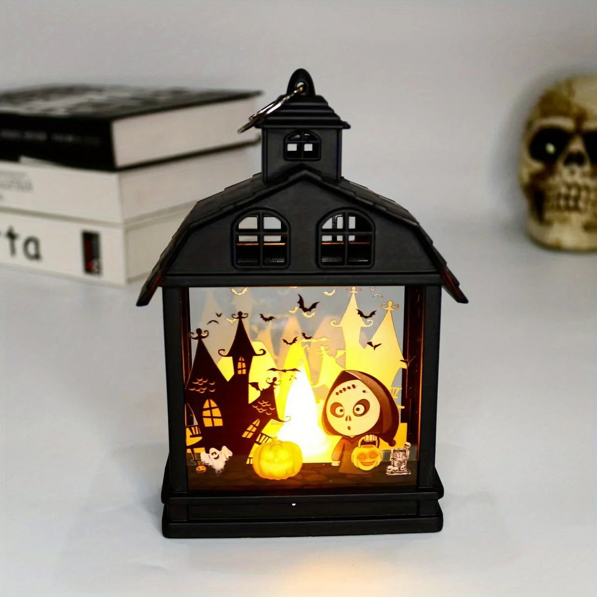 イベント・ハロウィングッズ|LEDキャンドルライト 吊り下げランタン