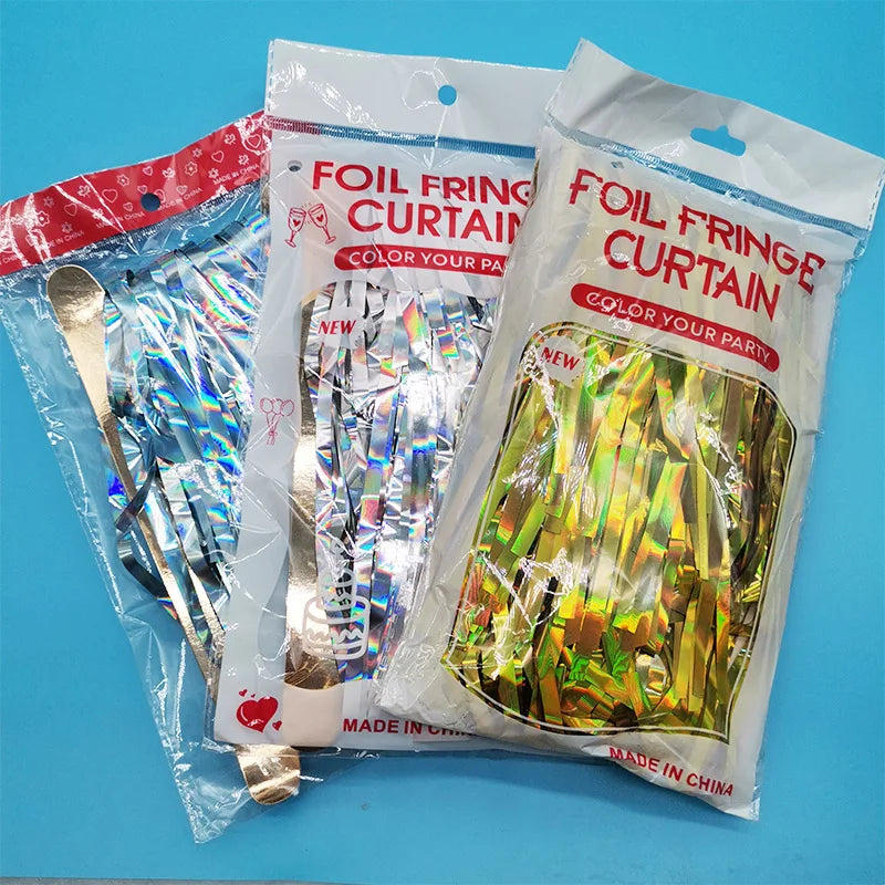 パーティー・インテリア装飾 メタリックカラーカーテン 幅1M 長さ2M 単品