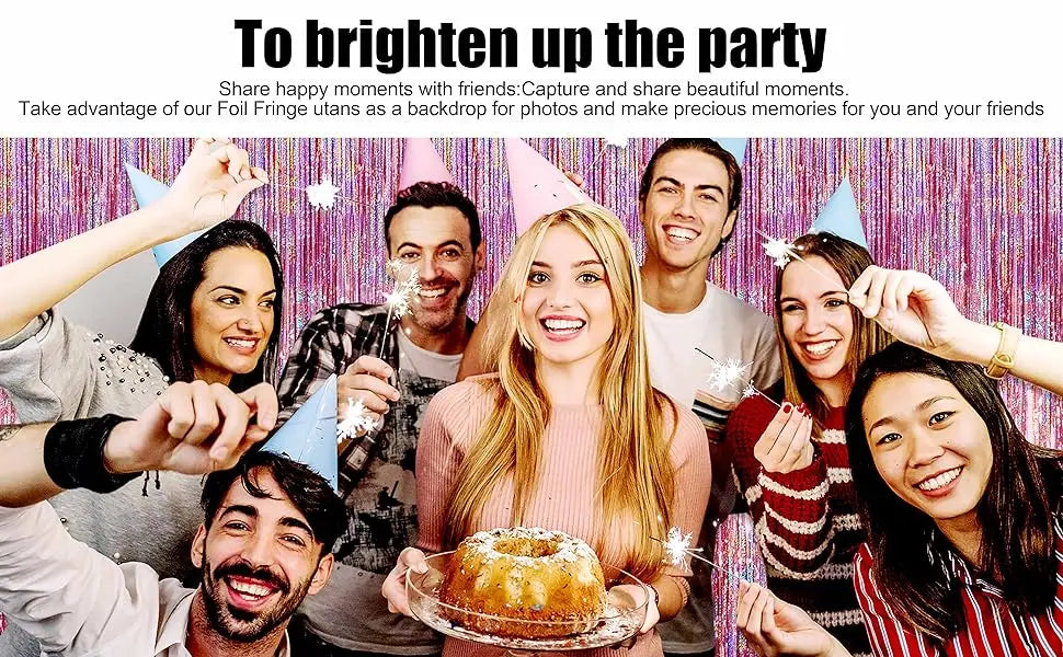 イベント・パーティーグッズ|ホイルフリンジカーテン6枚セット