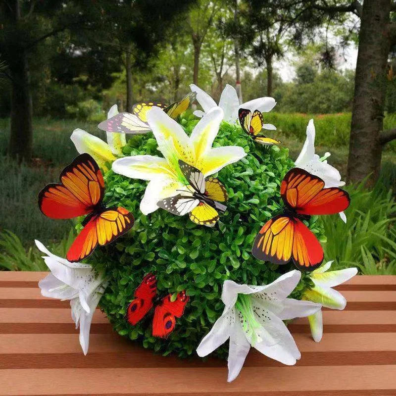 10〜50cmの人工緑の植物の芝生のボール