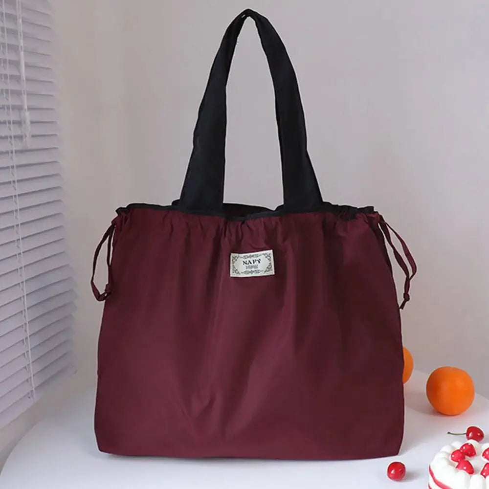 |ノベルティ用品 | 折り畳み可能 巾着型エコバッグ | 47×35cm