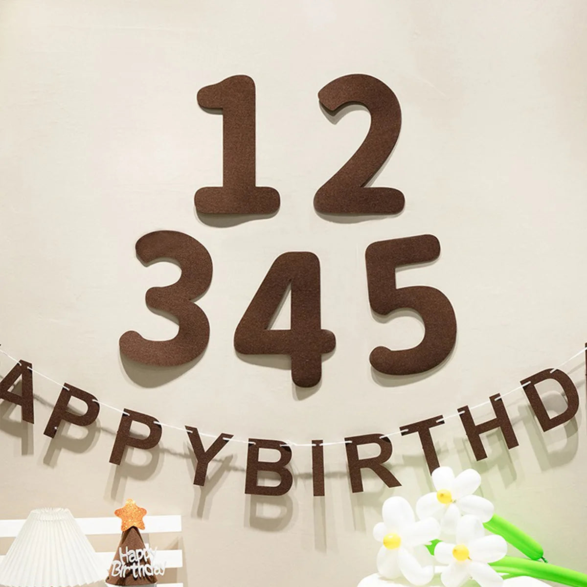 パーティー・インテリア用装飾 誕生日会用 壁面バナー装飾 華やか演出