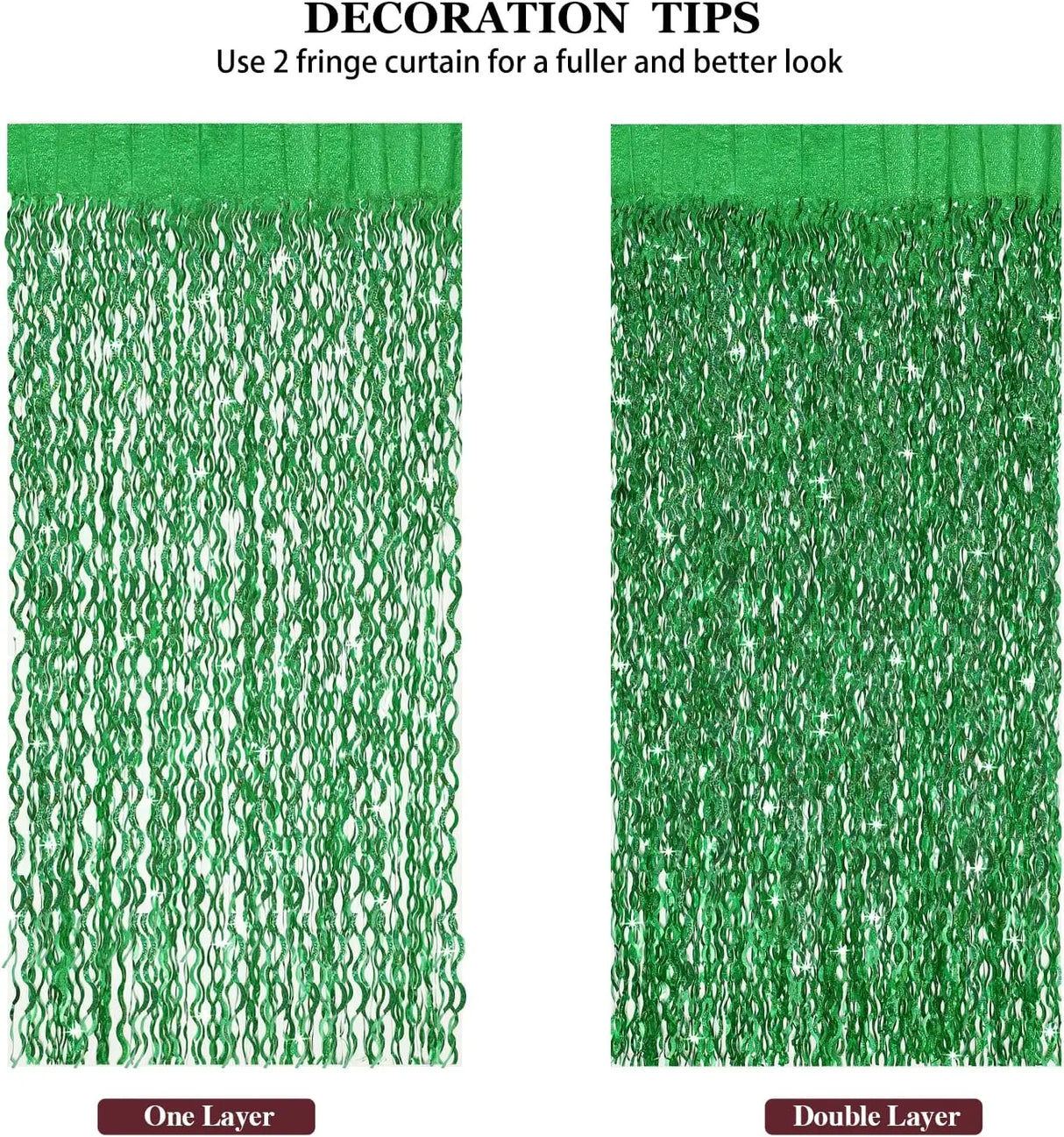 パーティー・インテリア用装飾 波形カーテン 壁面装飾 キラキラ光る