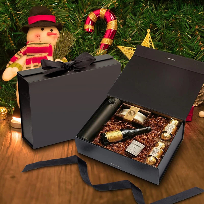 マグネット式ギフトボックスキット ブラック/ピンク