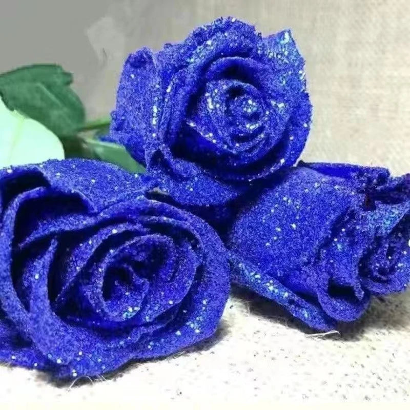 パーティー・インテリア装飾|キラキラ光るローズ・ブーケ用花材(長さ約27㎝)