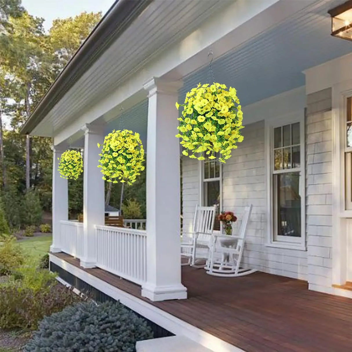 パーティー・ガーデン装飾|造花ペチュニア2本セット(45c)