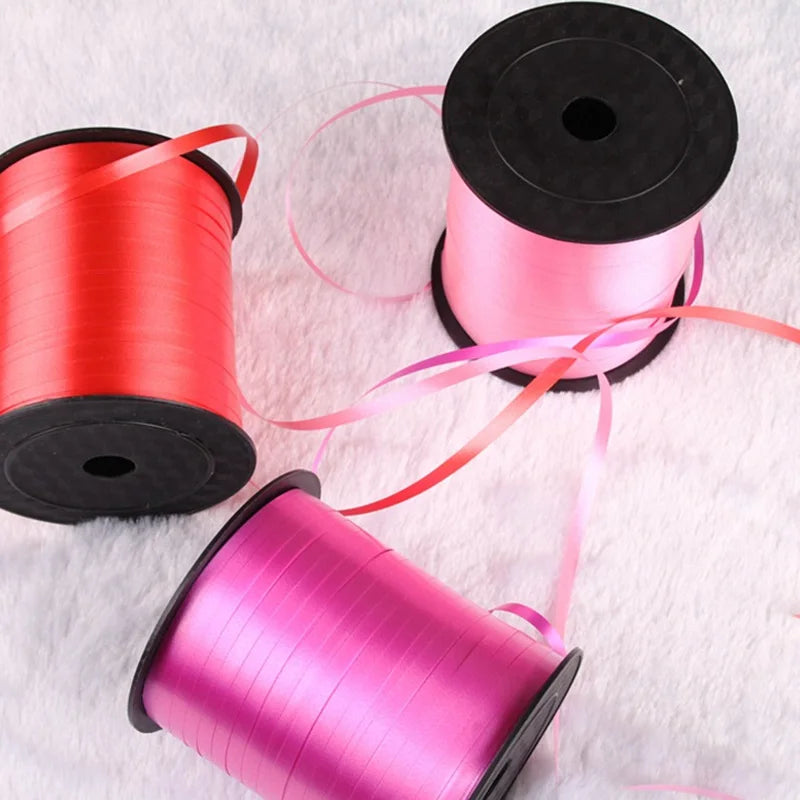 イベント・バルーン装飾 | マルチカラー クラフト用リボン| 230m巻