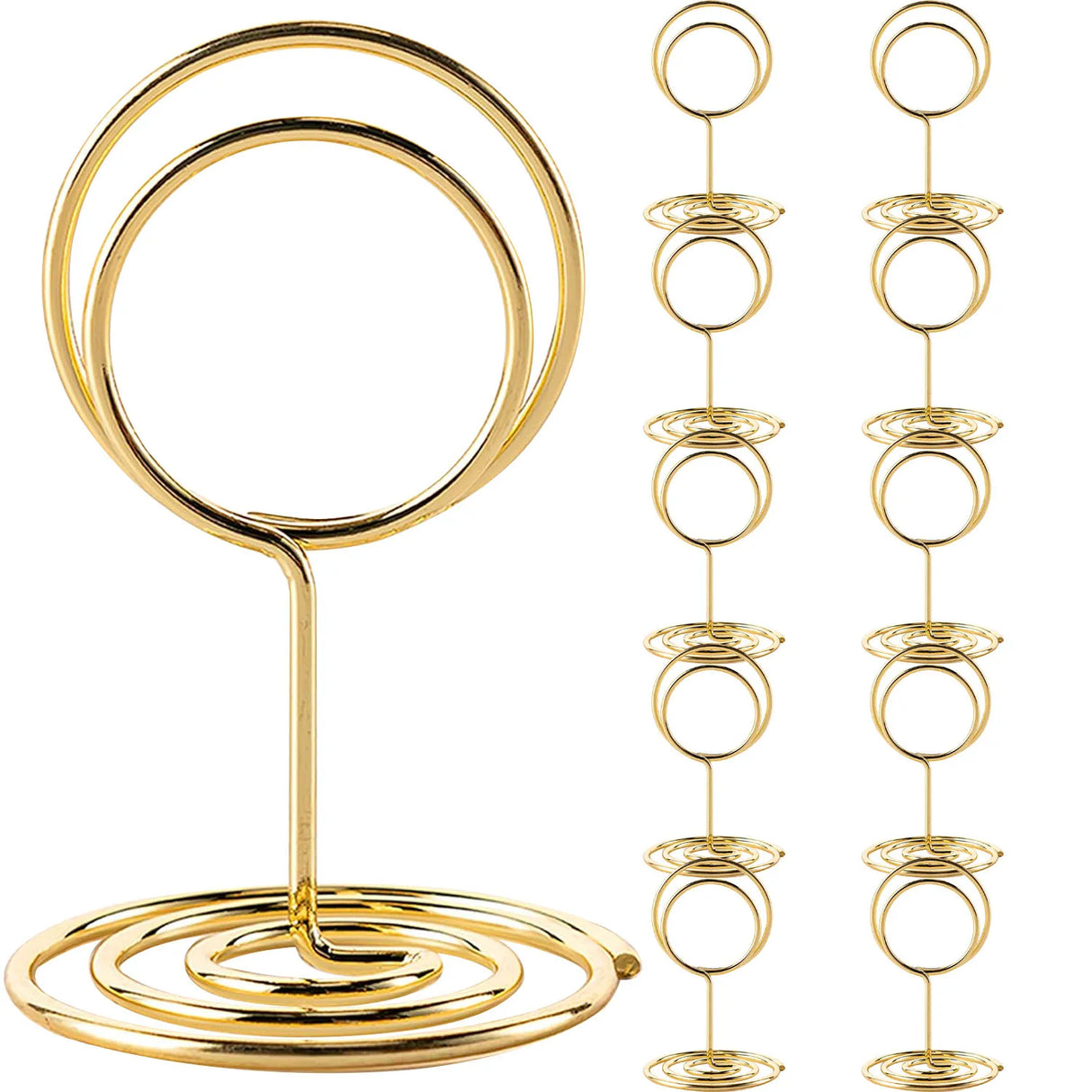 イベント・結婚式装飾|円形ワイヤーフォトホルダー10個セット