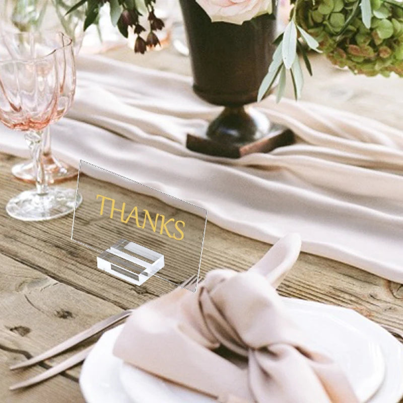 イベント・結婚式装飾|アクリルスタンド カードホルダー 10個セット