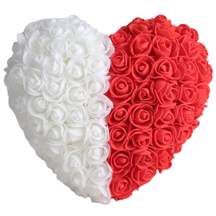 パーティー・インテリア装飾|造花ハート型ローズデコレーション(25c)