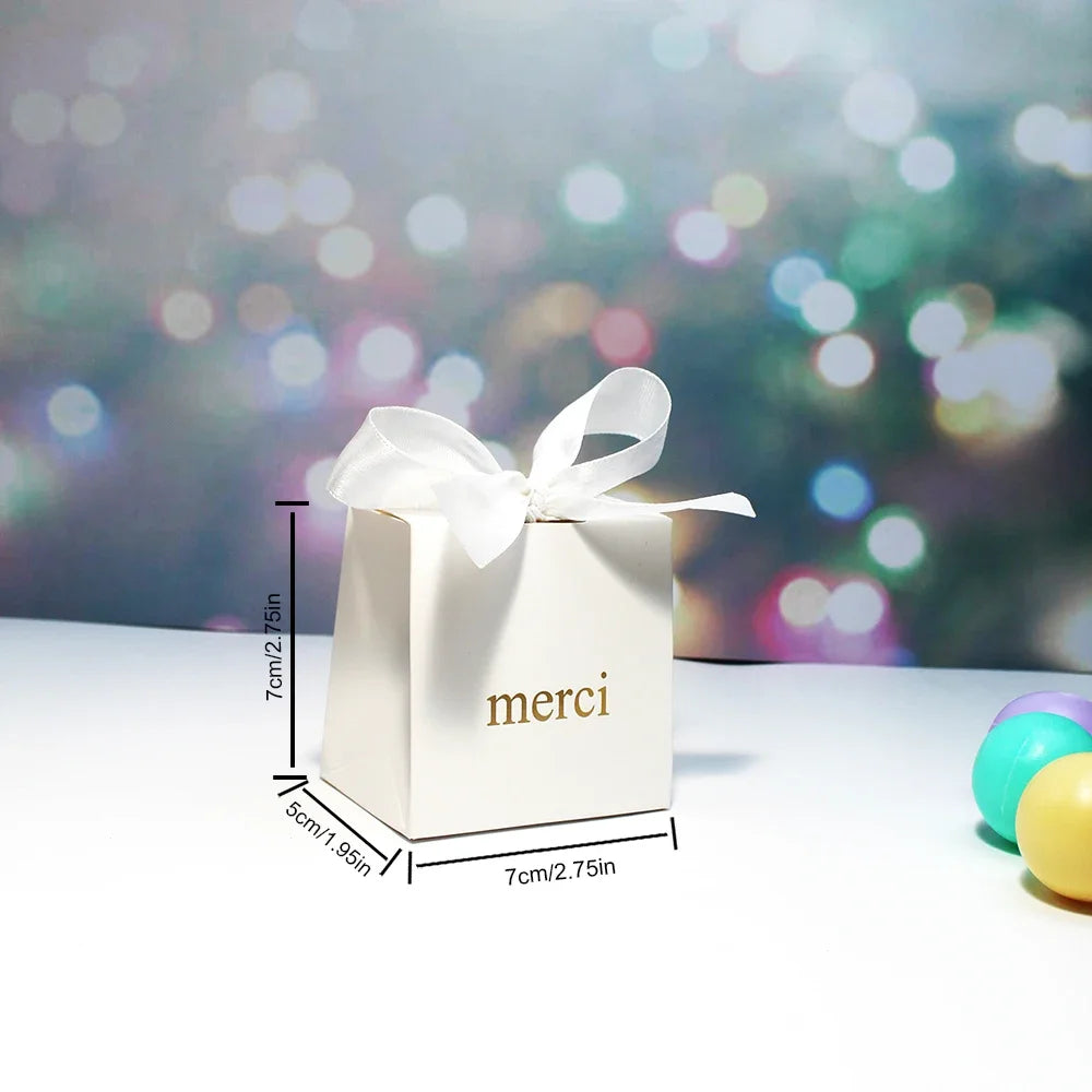|イベント・ノベルティ用品 | リボン付き小型ギフトバッグ | 7×7×5c