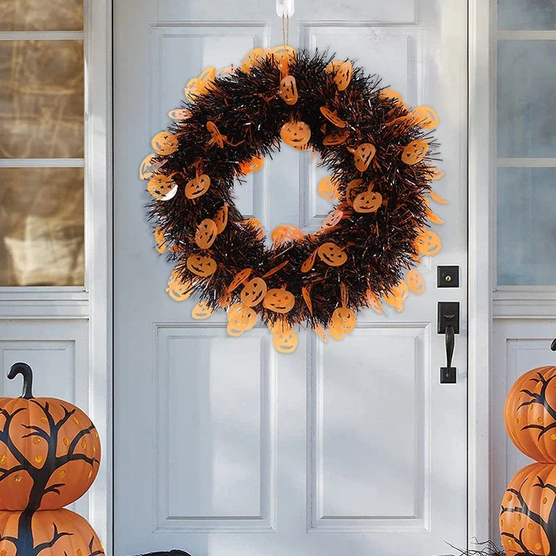 イベント・ハロウィングッズ|リース 吊り下げオーナメント 30cm
