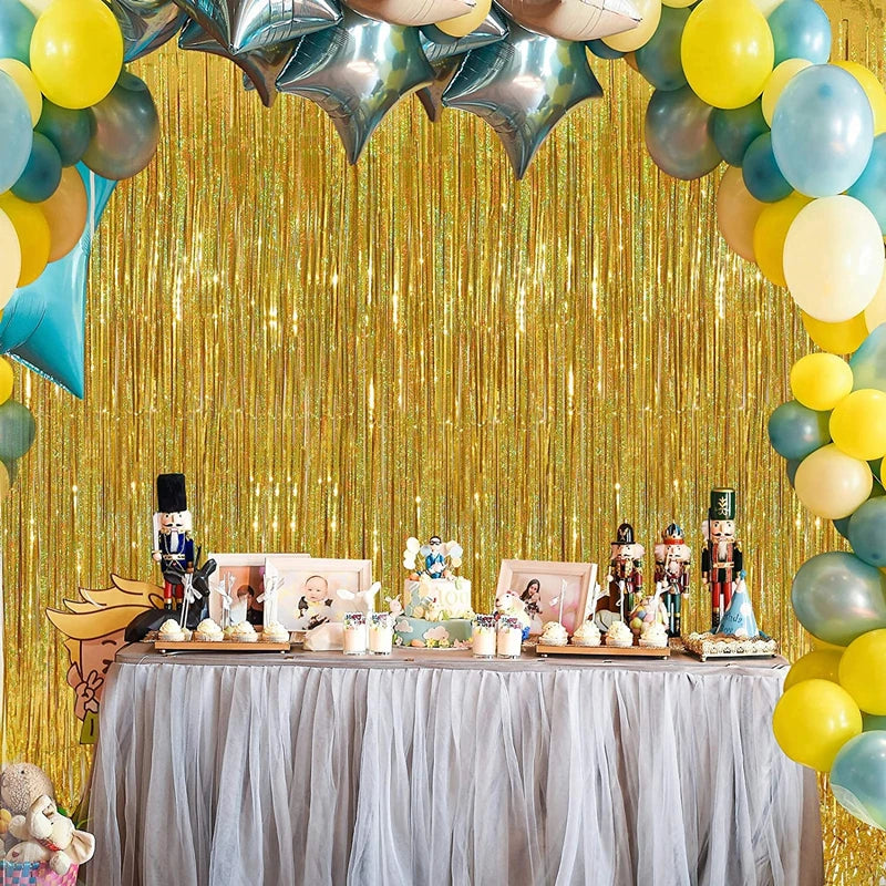 パーティー・インテリア用装飾 バックドロップカーテン キラキラ輝く