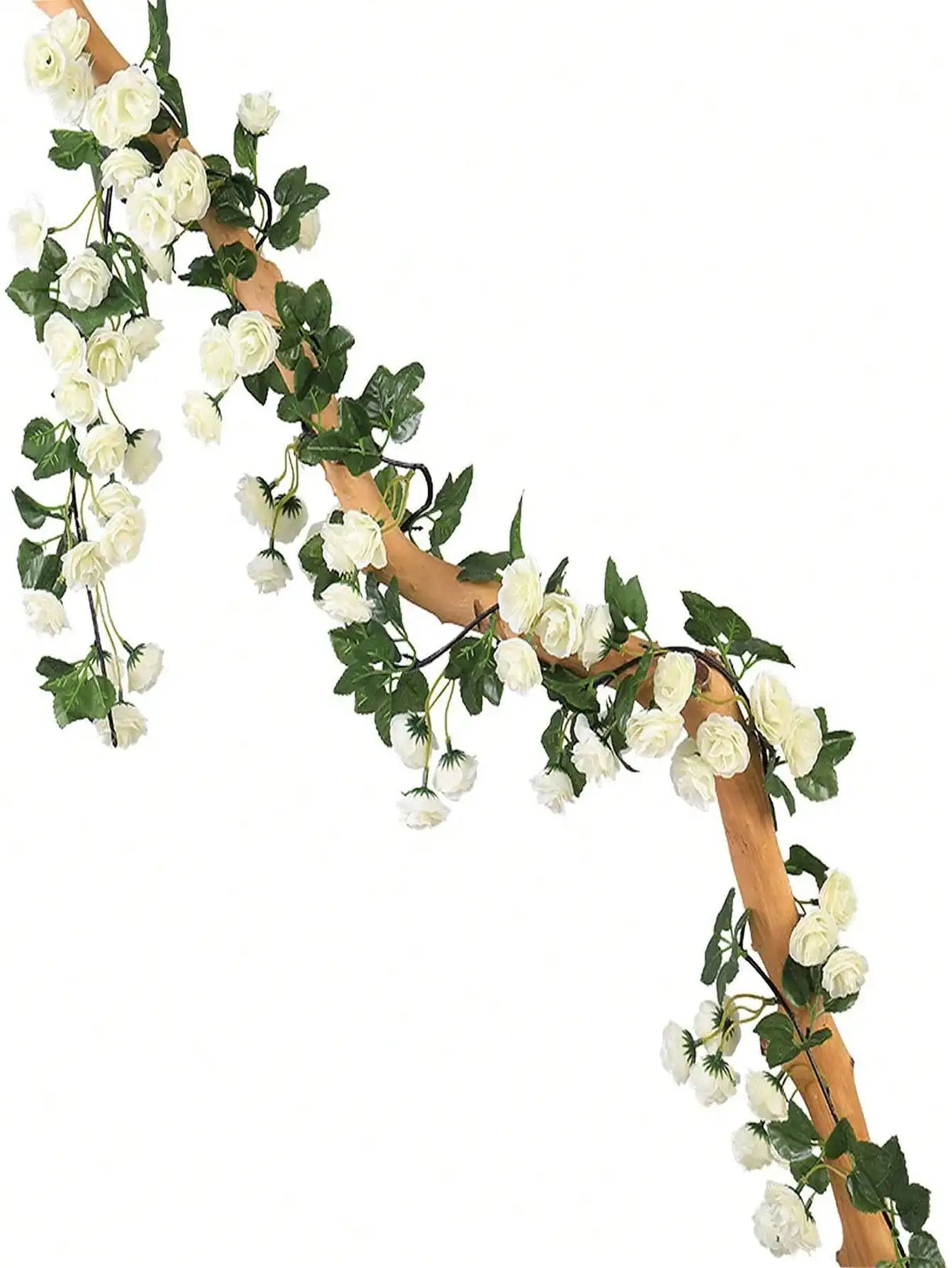 パーティー・インテリア装飾|造花ローズガーランド2個セット(1.8M)