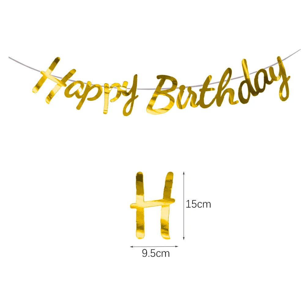 パーティー用装飾 誕生日用バナー 壁面装飾 華やか演出