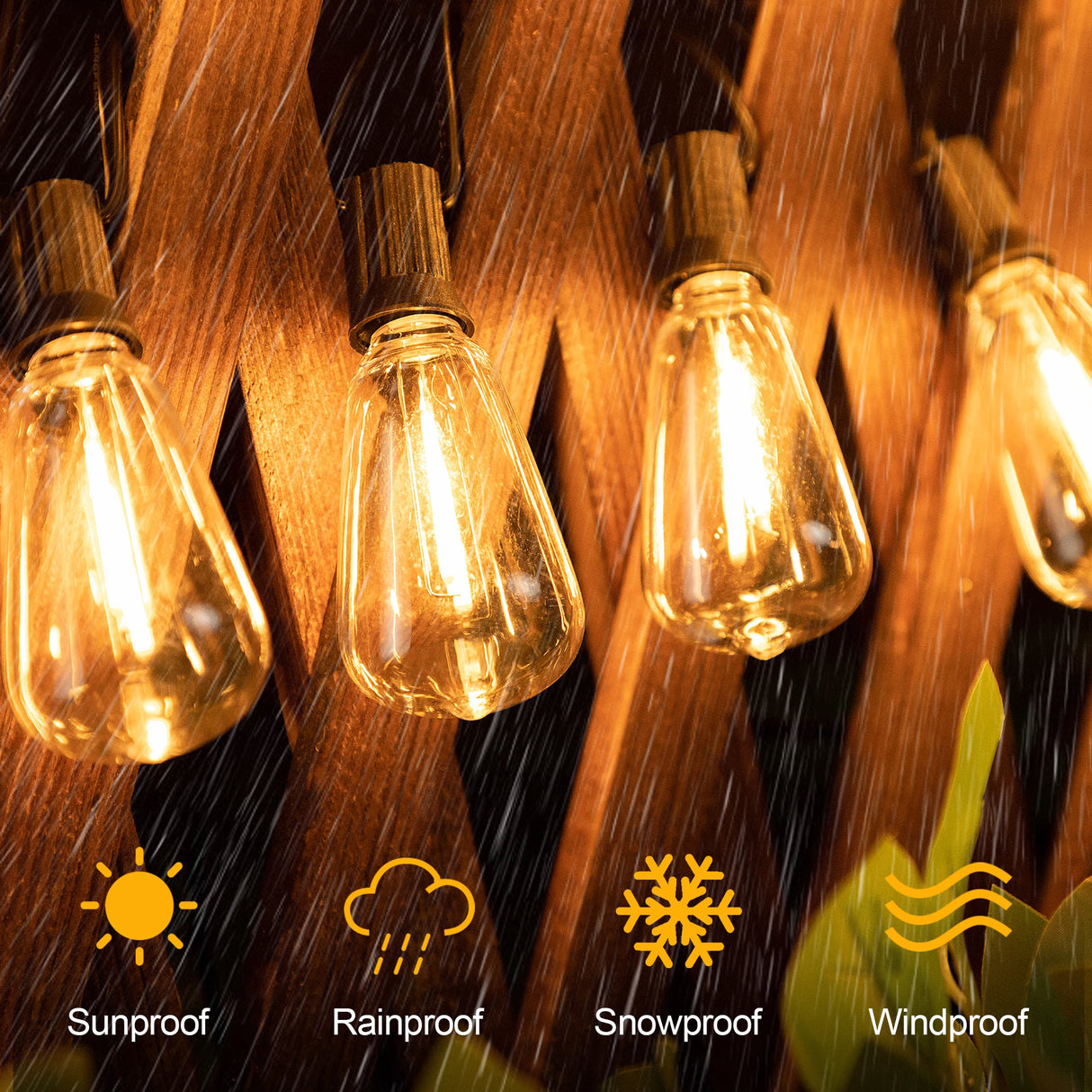 イベント・パーティー装飾|防水LEDガーデンライト(7.6M~20M)