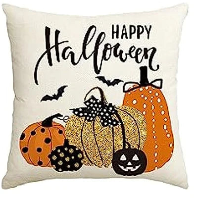 イベント・ハロウィングッズ|リネンスクエアクッションカバー